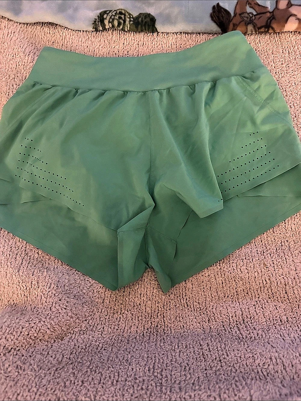 LAB JOY Women'Small Athletic Shorts in Green Size Small